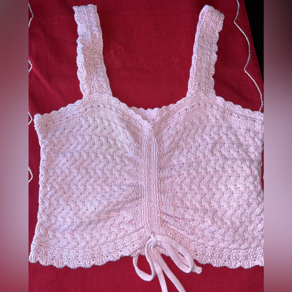 Hollister crochet top